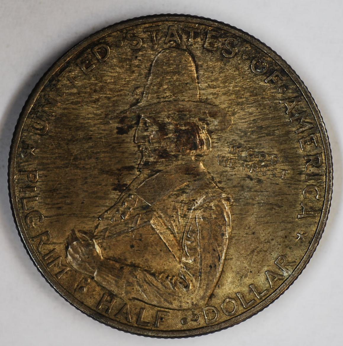 1920-1921 PILGRIM COMMEMORATIVE HALF DOLLAR